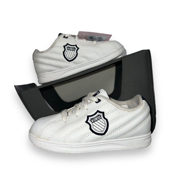 K-Swiss Classic Pro Reversible Tongue Technology White/Navy 21016109 Infant 8.5 - Picture 1 of 11